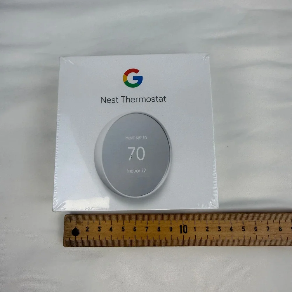Google Nest Thermostat Smart Programmable WiFi Snow White GA01334-US New
